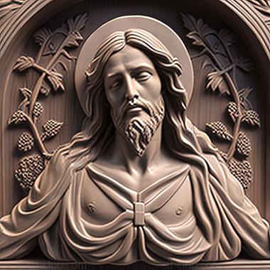 3D model st jesus (STL)